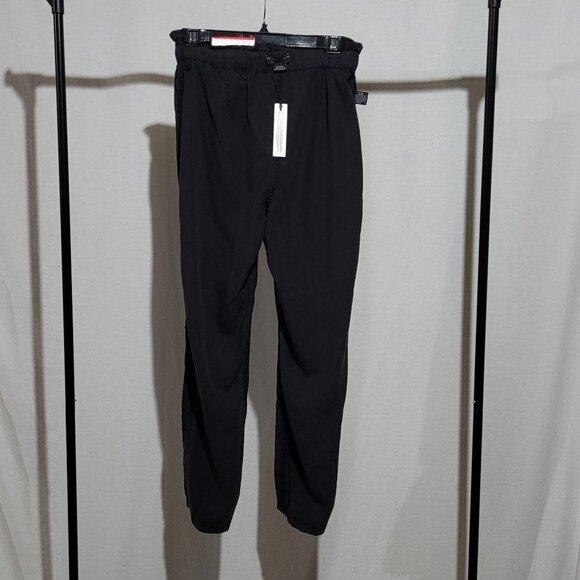Social Standard by Sanctuary pants Melody black trousers high waist paperbag - Picture 4 of 14
